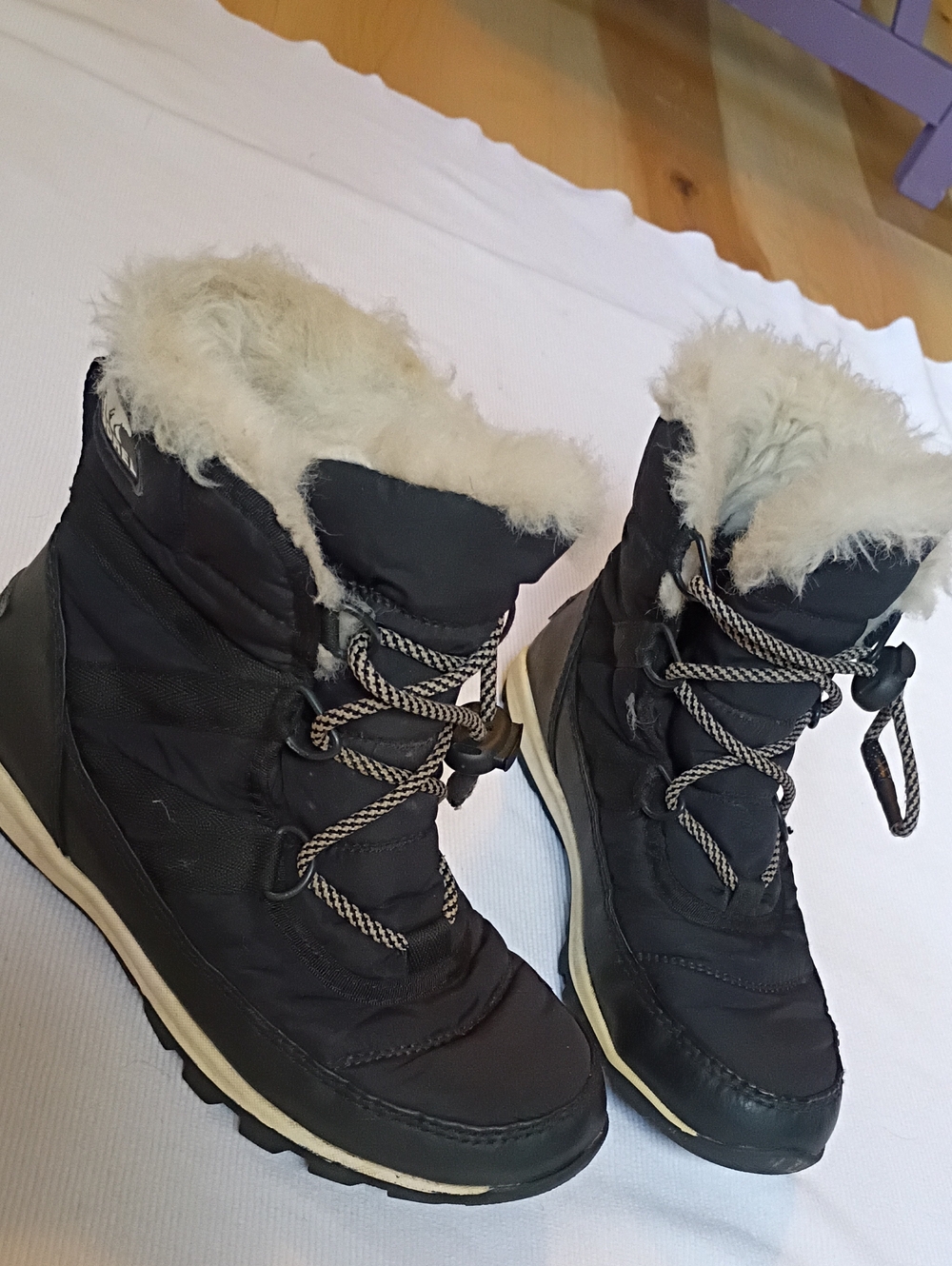 Sorel Kids Waterproof Black Snow Boot